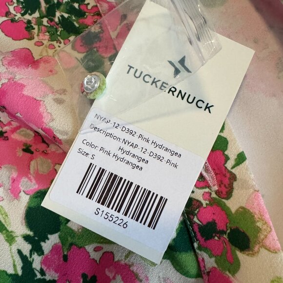 Tuckernuck Gossamer Pink Hydrangea Callahan Shirt Dress - Picture 6 of 12